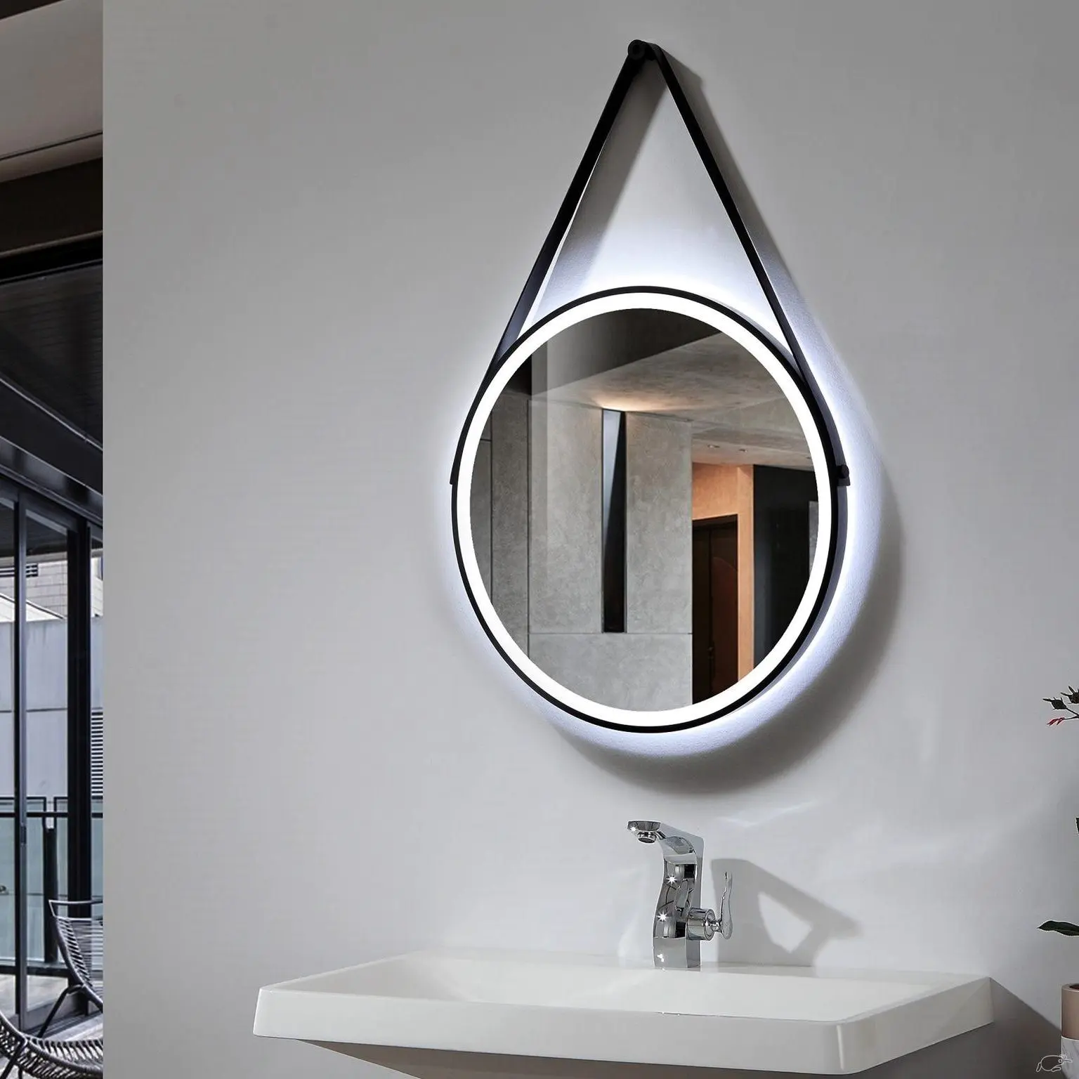 bathroom mirror